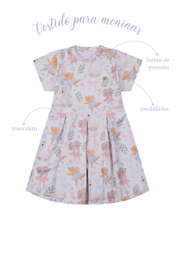 Vestido Infantil Menina