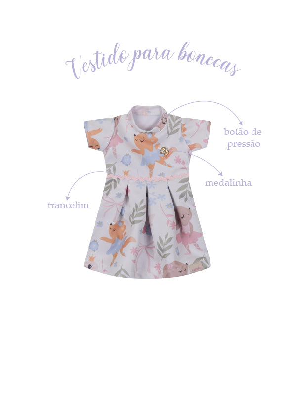 Vestido Infantil Boneca