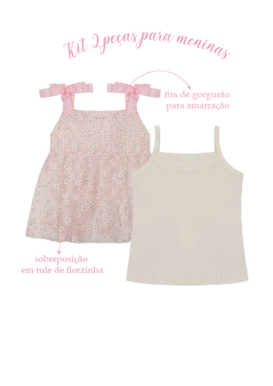 Kit 2 peças para meninas