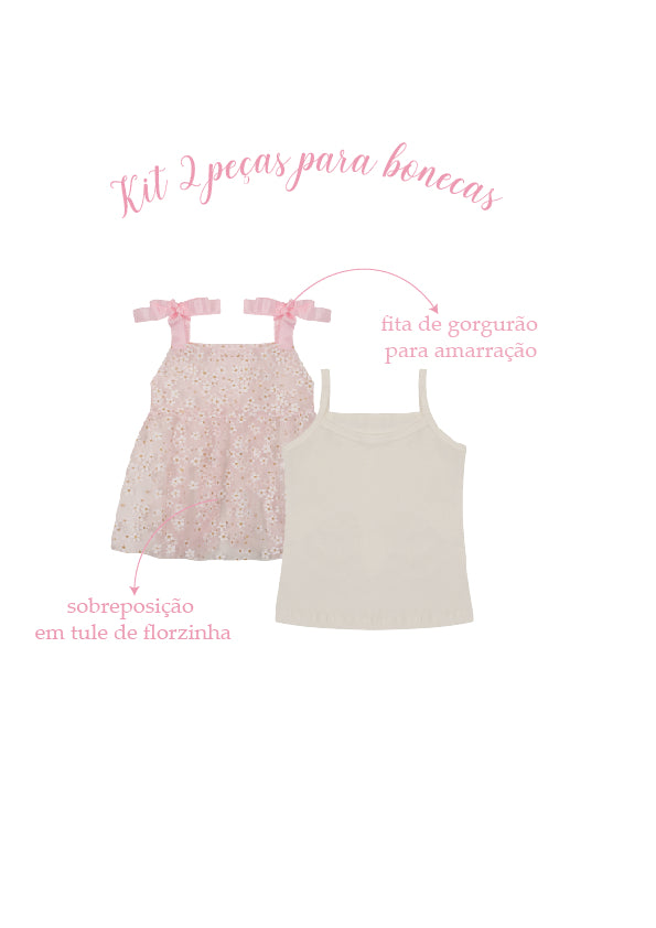 Kit 2 peças para bonecas