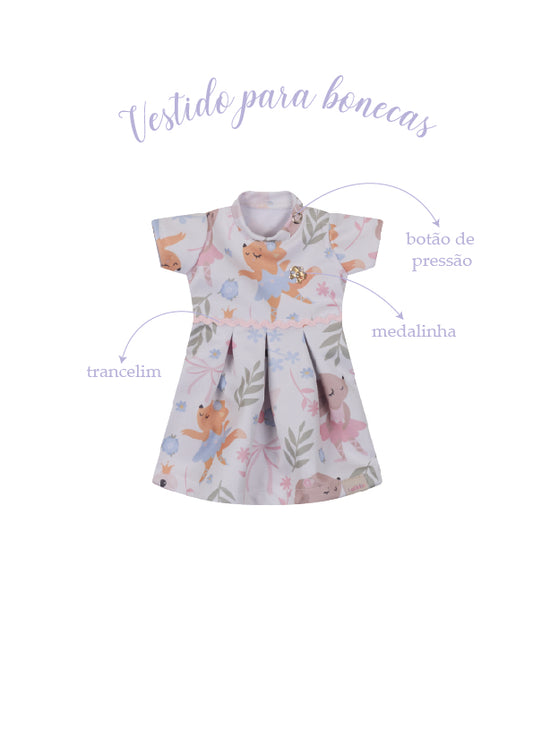 Vestido Infantil Boneca